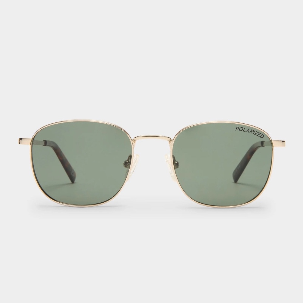 Le Specs Silver Sunglasses Modern Rectangular Design